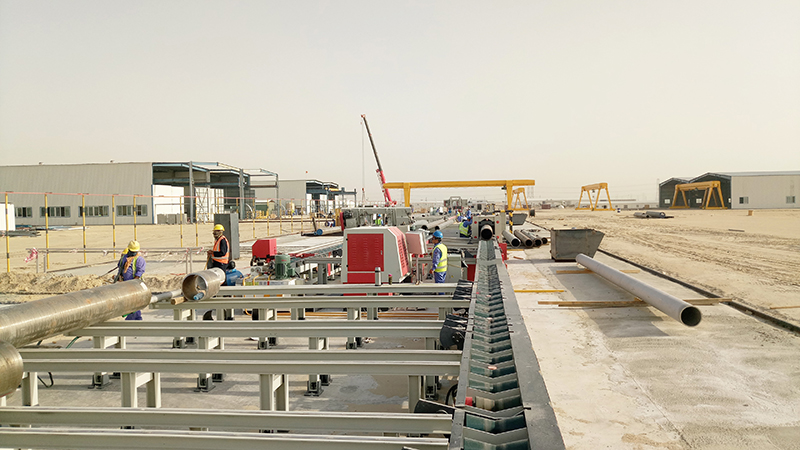 固定车间式管道预制生产线(图1)