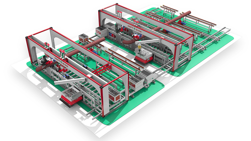 移动车间式管道预制生产线(图3)