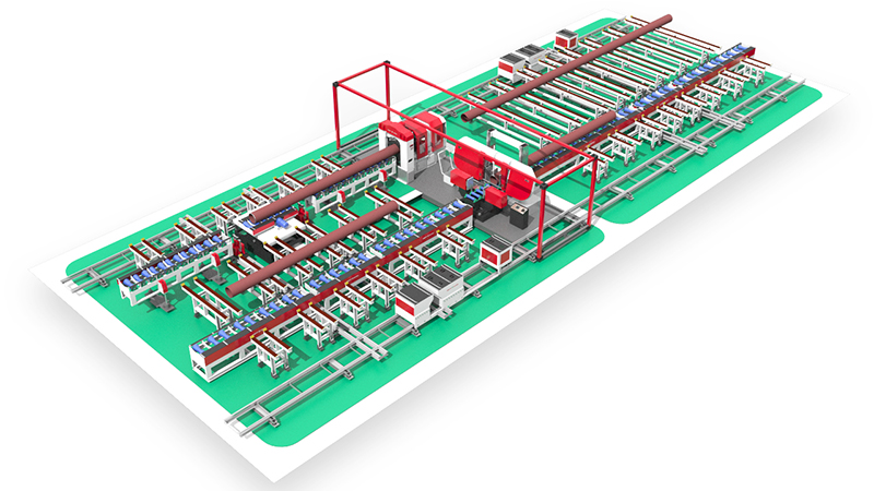 移动车间式管道预制生产线(图2)