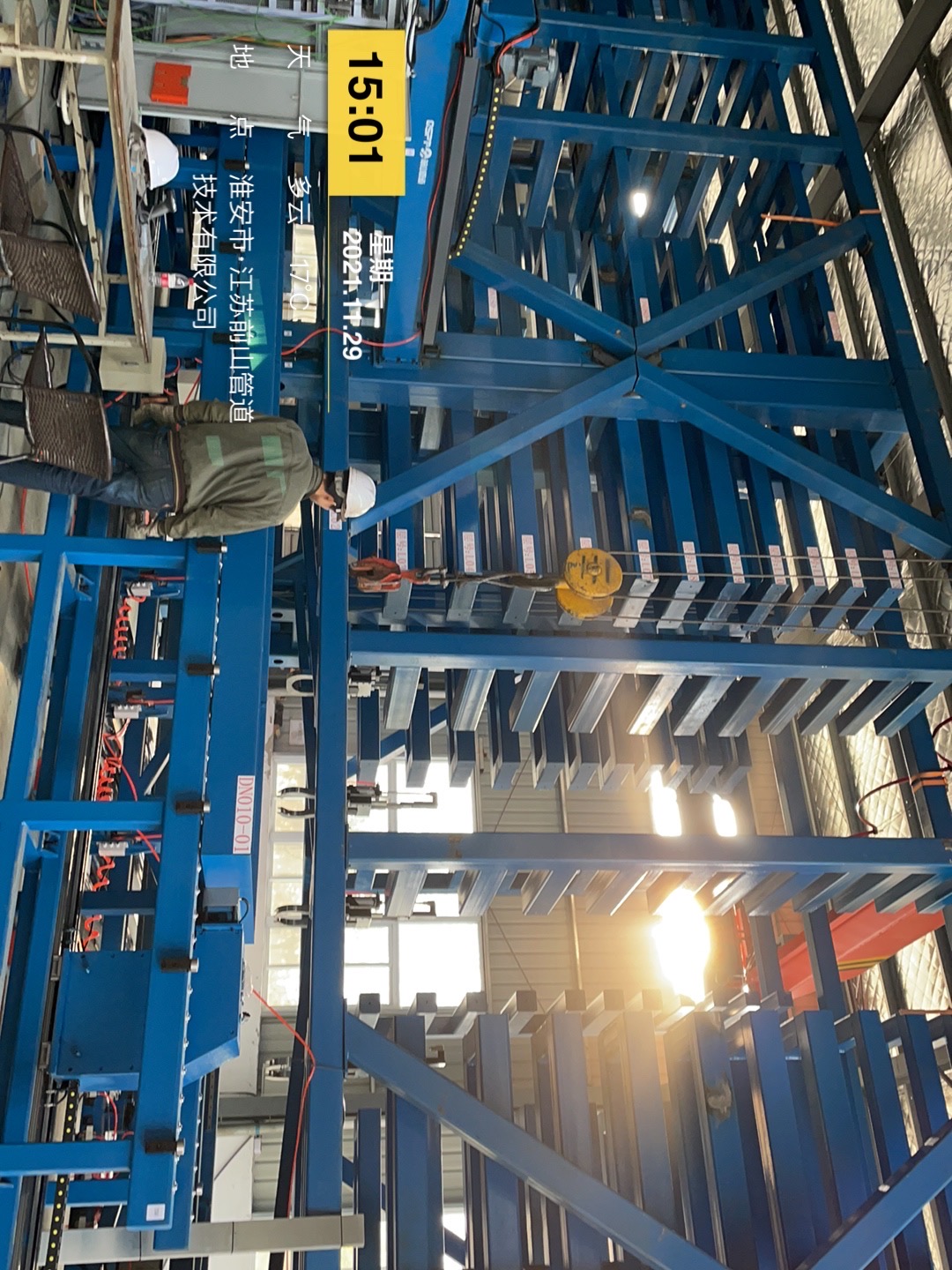 某船厂订购管件立体仓库昨日已顺利发货(图6)